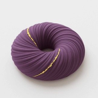 Twisted Royal Purple & Gold